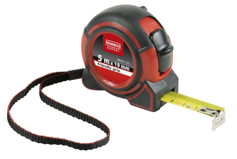 Miara zwijana Modeco Expert 8m x 25 mm friendly grip - blister - 1 szt.