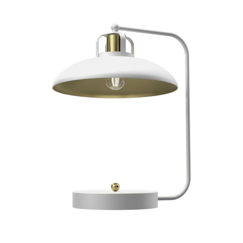 Lampka biurkowa Milagro Felix biała 1 x E27 x 60W IP20 wym: 45 x 30 x 36 cm metal - 1 szt.