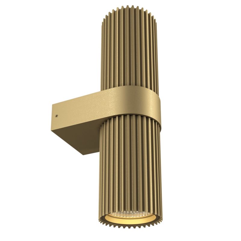 Kinkiet ścienny Maytoni Dynamics mosiężno-złoty góra-dół 2 x GU10 x 50W IP20 wym: 23 x 6 x 10,6 cm - 1 szt.