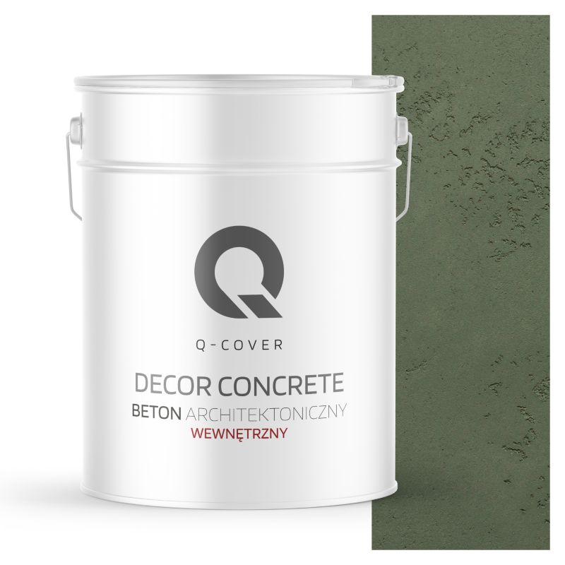 Beton Architektoniczny Wewnętrzny Q-Cover Zielony Ciemny F466 15KG