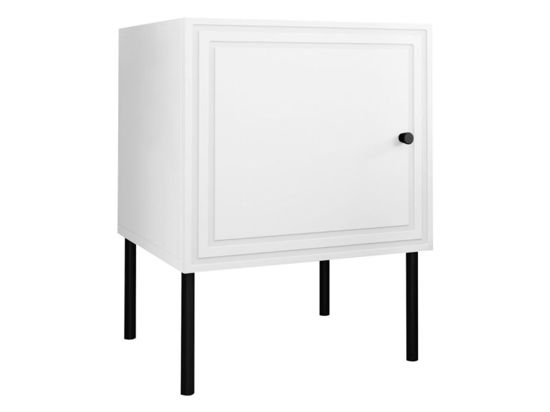 Komplet dwóch stolików nocnych MIRJAN 24 Palazzo Bis biały 2 szt.