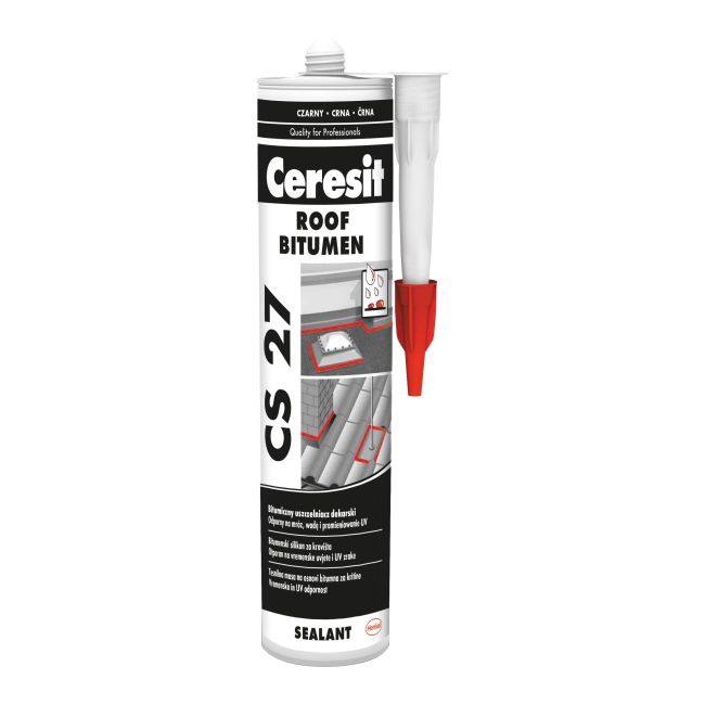 Uszczelniacz dekarski ceresit CS 27 czarny 300 ml