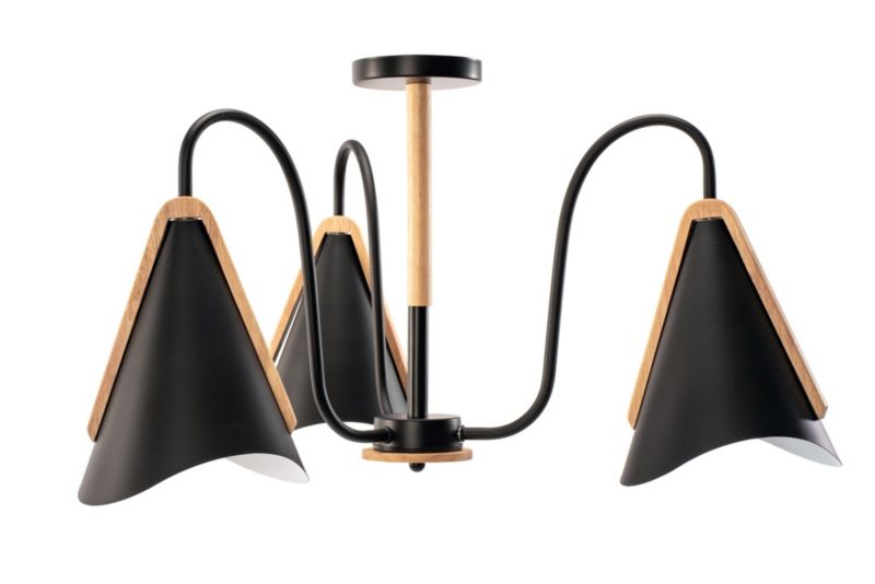 Lampa Sufitowa Toolight App605-3C Czarny