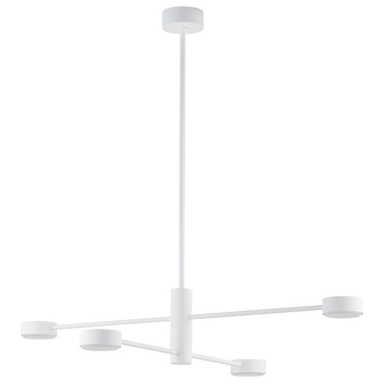 Lampa sufitowa wisząca Nowodvorski Lighting Orbit 4190 biała 84 cm szerokości 4xGX53 x 8W 1 szt.