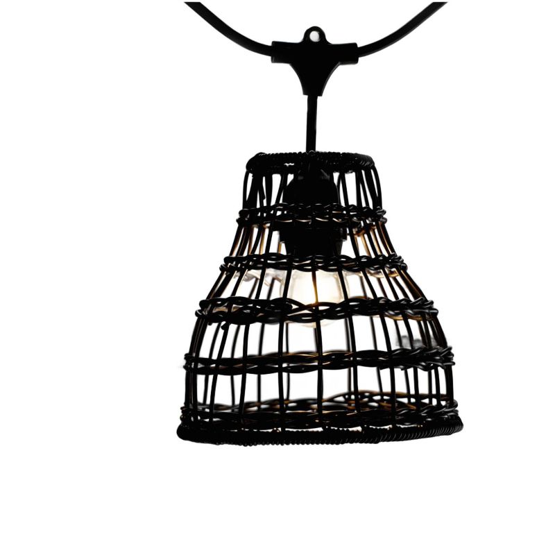 Girlanda LED 5m + żarówki Kobi + 10x klosz 2szt.