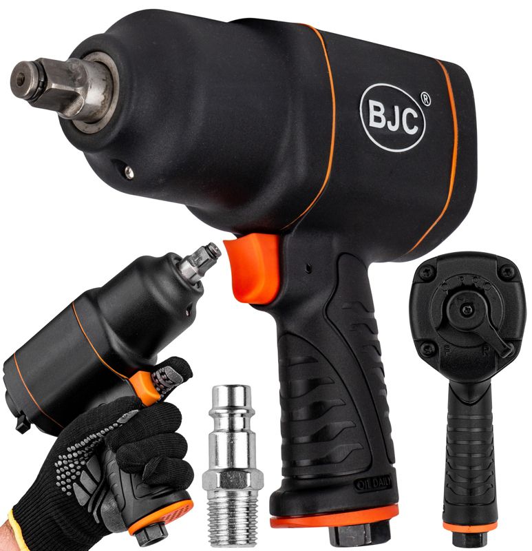 Klucz udarowy BJC pneumatyczny 1/2" do kół mocny 1850Nm 1sz.