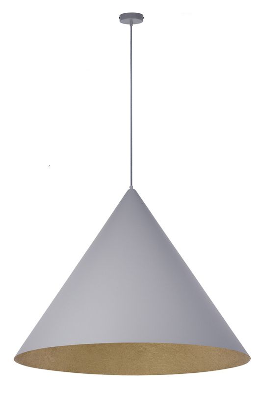 Lampa wisząca Sigma Lighting Vesuvio 9273 szaro-złota nowoczesna 1xE27 x 1 szt.