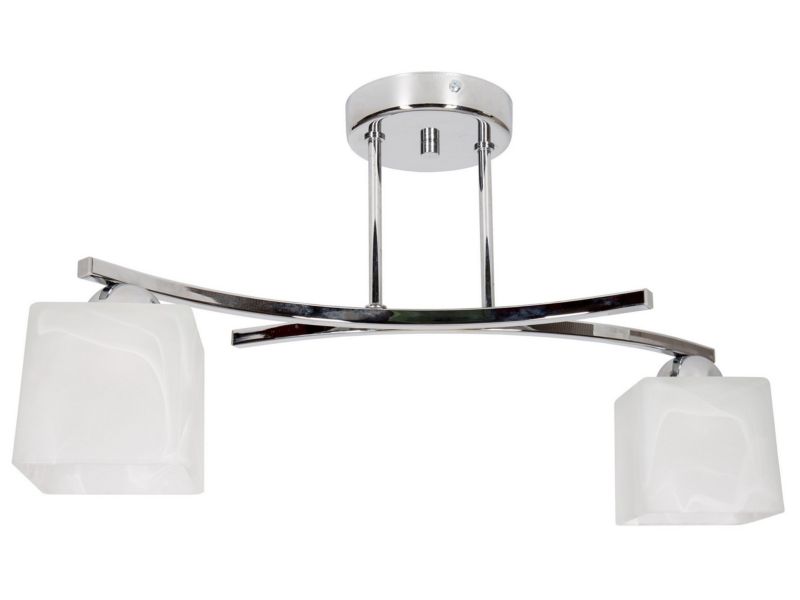 Lampa sufitowa wisząca Light Home LH Canis 2x E27 60W srebrny 1szt.