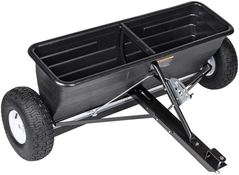 Cedrus Sp31511 Siewnik Rozsiewacz Do Traktorka Ogrodowy Do Nasion Nawozów 102 Cm 80 L 1 Szt.