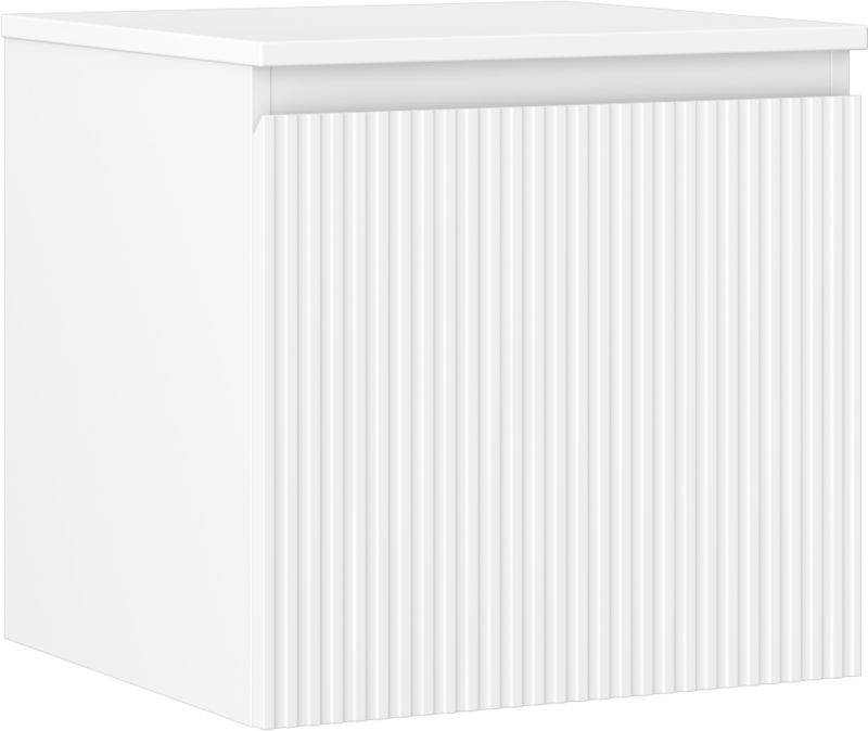 Podumywalkowa szafka Mexen Rivel biała mat 50 cm 1 szuflada 1 szt.