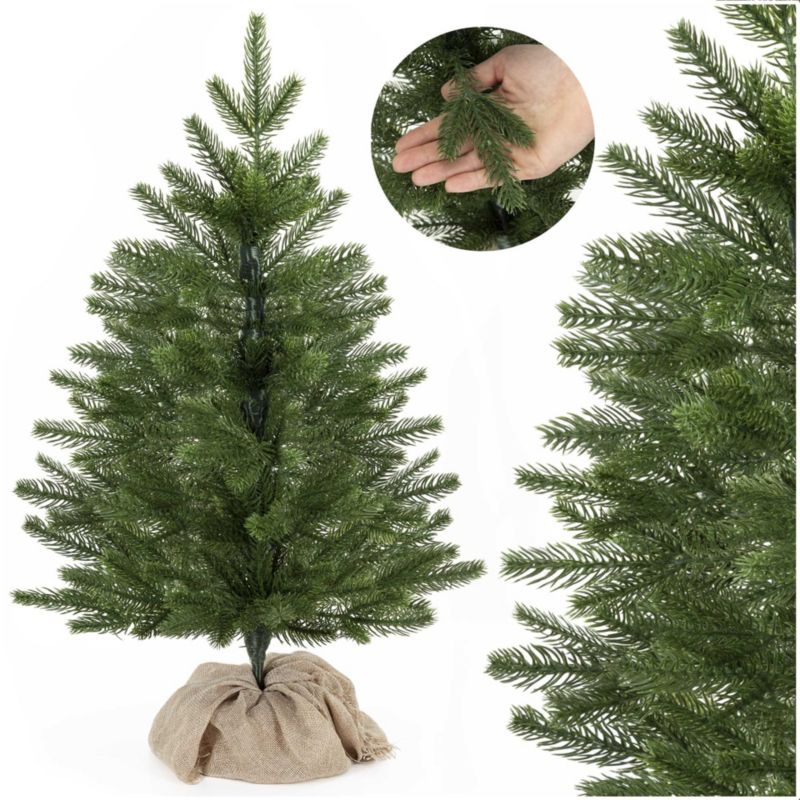 Choinka sztuczna Springos 60 cm świerk kaukaski z jutą 1 szt.