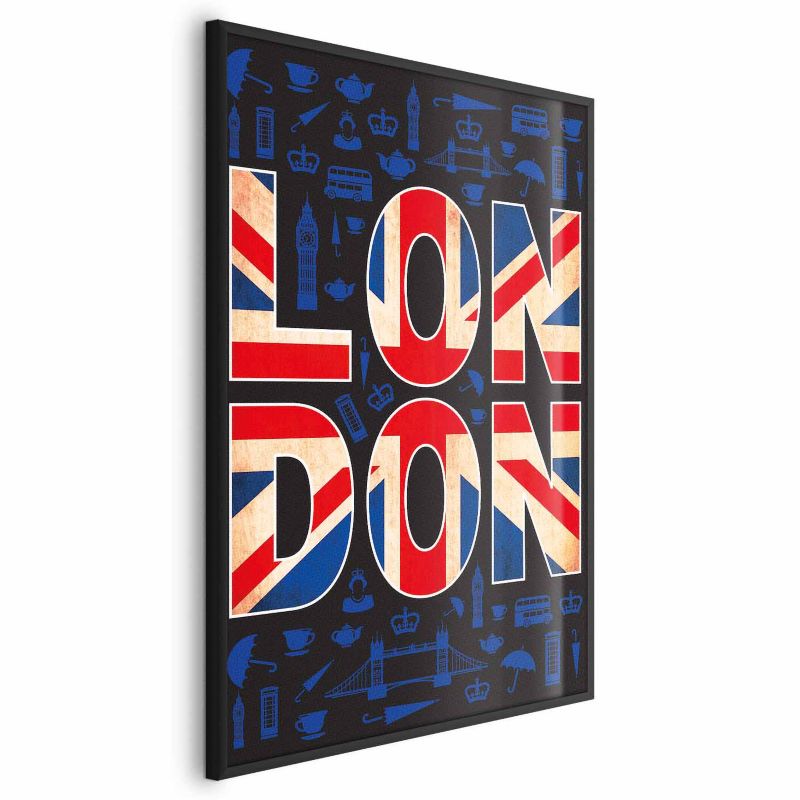 Plakat Artgeist Miasto kultury 40x60 cm z ramą czarną 1 szt