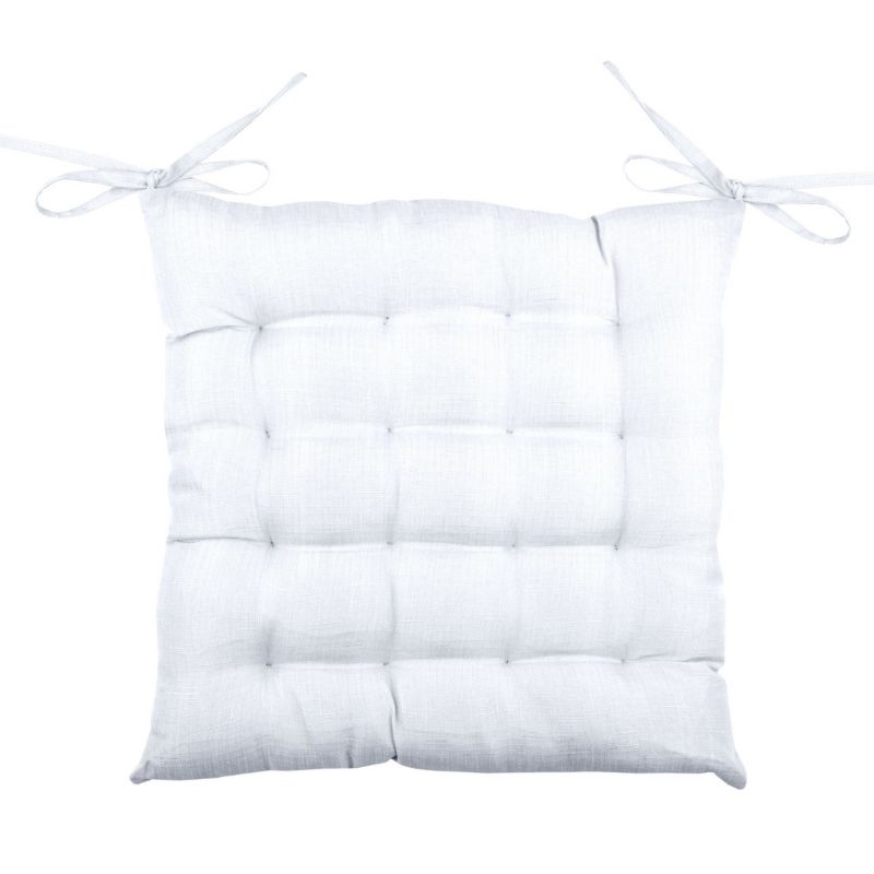 Poduszka na krzesło BEA Stof biała pikowana 40x40 cm 1 szt.