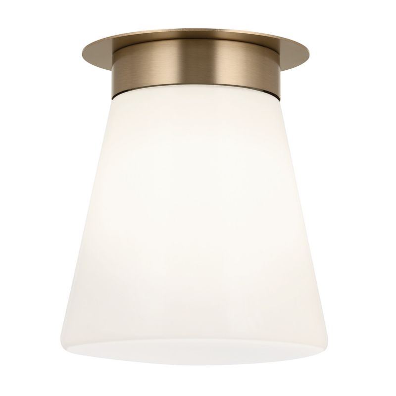 Lampa sufitowa wisząca Kichler Albers 5757 szampański brązowo-opalowy minimalistyczna 1xE27 x 40W 1 szt.