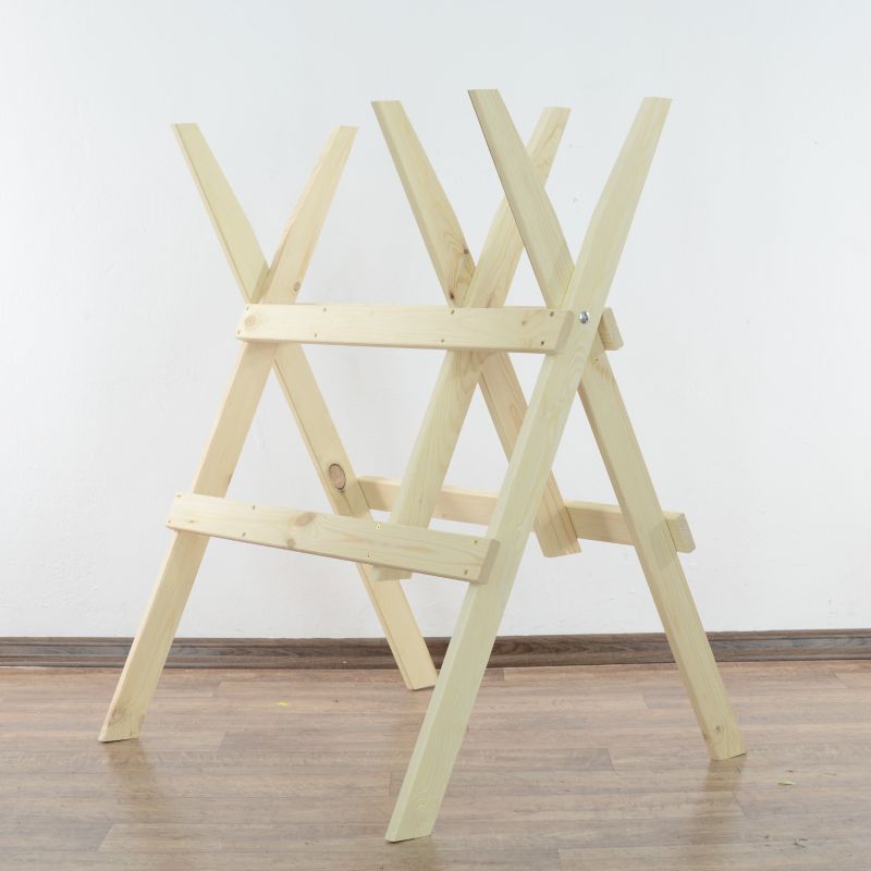 Stojak do cięcia drewna MODO24 drewniany 100 cm naturalne drewno 1 szt.