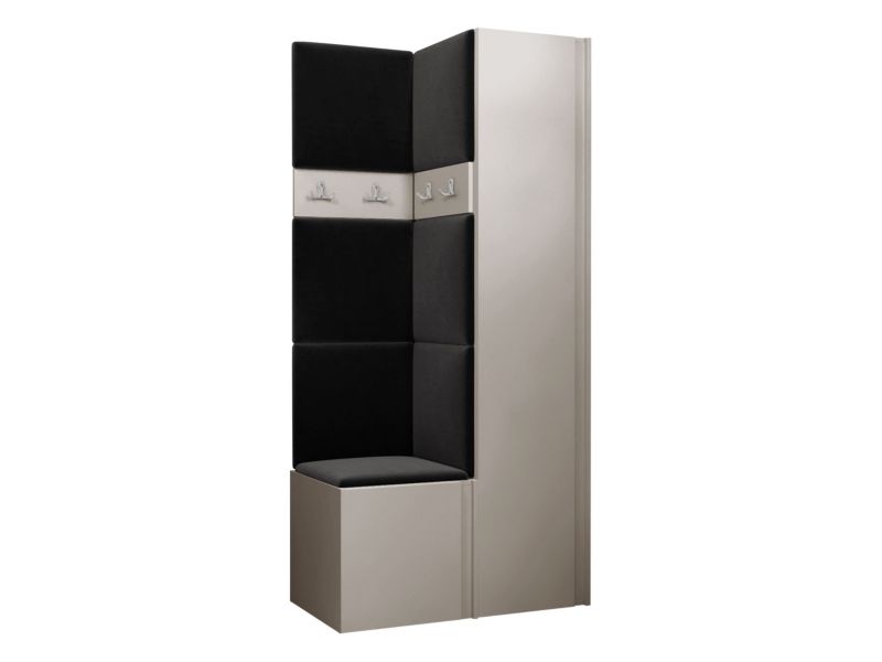 Garderoba MIRJAN 24 Orion XXIV kaszmir + czarny 1 kpl.