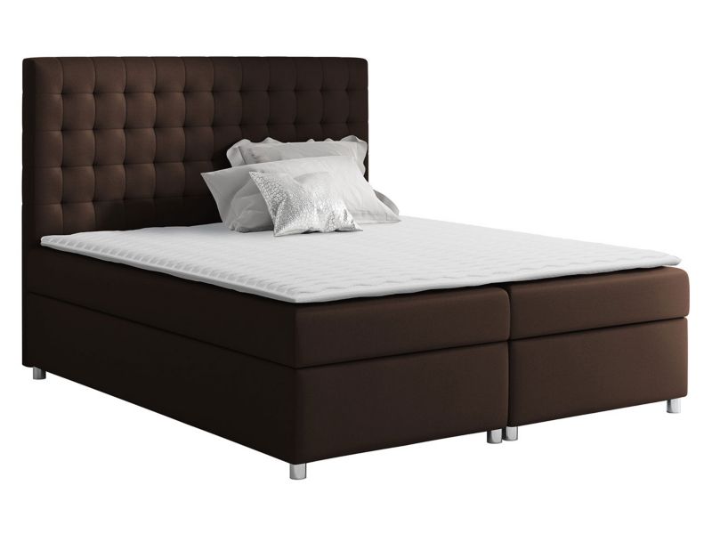 Łóżko kontynentalne MIRJAN 24 Asti 180x200 plusz gorzka czekolada 1 szt.