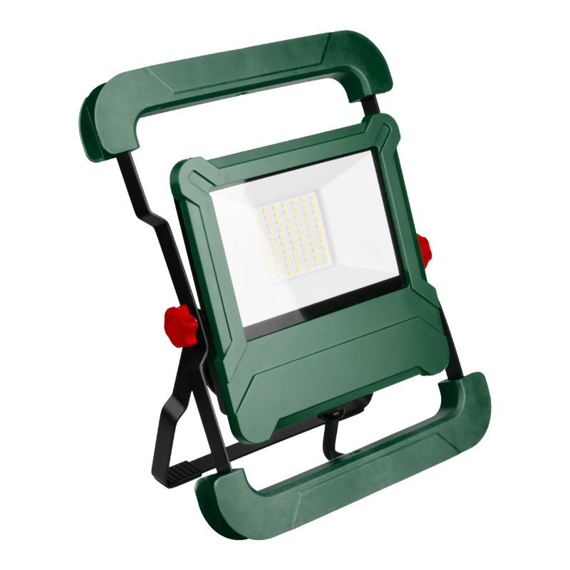 Naświetlacz LED z gniazdem AC DPM 230 V, 4500 lm, zielony, 1 szt