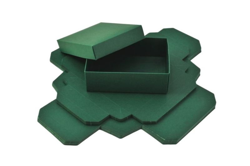 Pudełka ozdobne Neopak rozmiar S, 140x100x47mm Zielone, 10 szt.