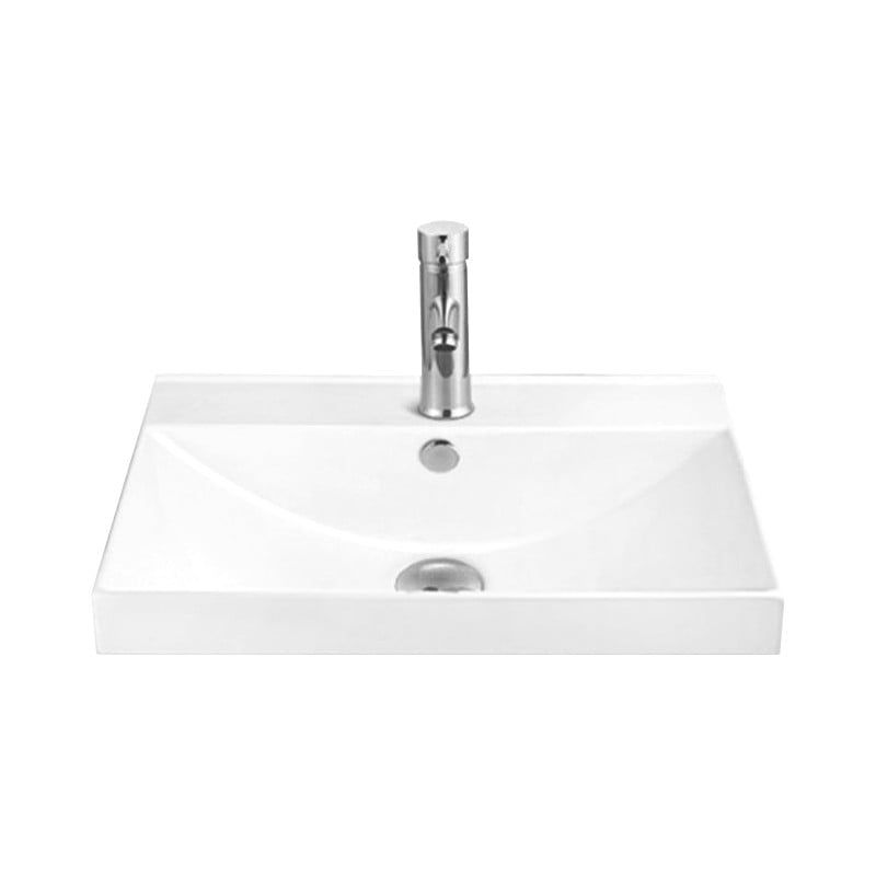 Umywalka wpuszczana Mexen Mila biała 60x46 cm 1 szt.