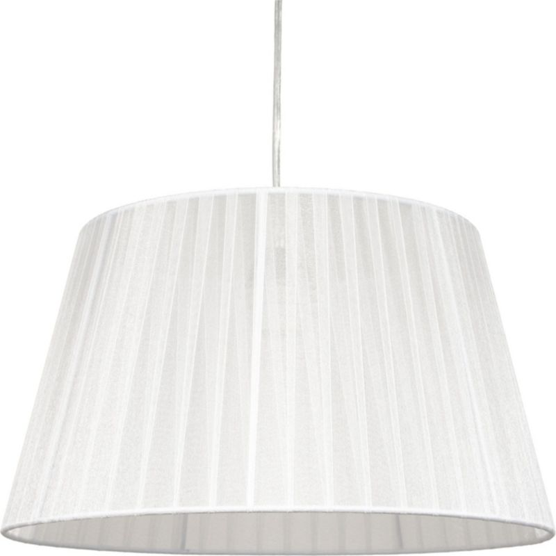 Lampa sufitowa Candellux Tiziano srebrno-biała wym: 105 x 37 x 37 cm 1xE27 x 60W 1 szt.