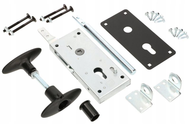 Zamek drzwi garażowych KOTARBAU bram garażu rygiel kastel 1 szt.