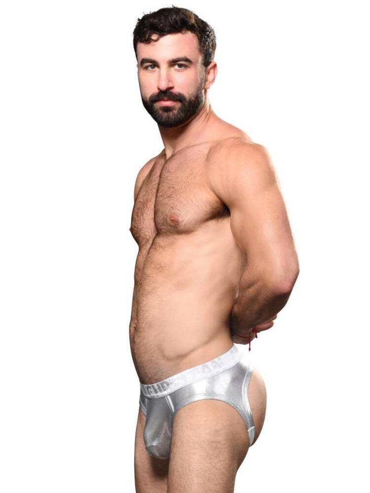 Jockstrap męski | Andrew Capsule Space - Metallic Bubble Butt Jock | Adrew Christian