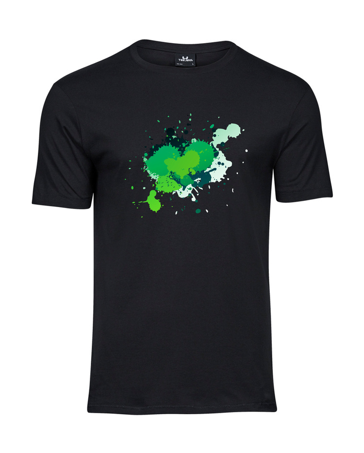 Koszulka męska T-Shirt | Green Splash | Luxury Elite Gent
