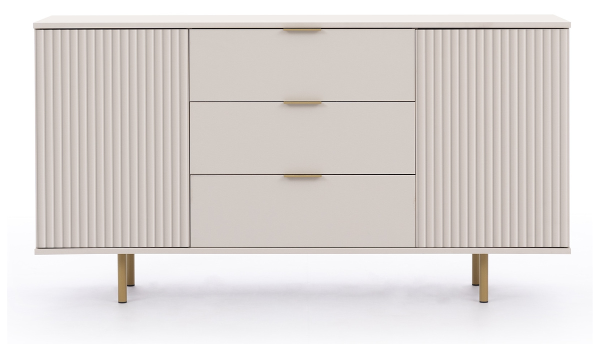 Komoda nowoczesna na nóżkach do salonu 150 cm NAMASTE kaszmir