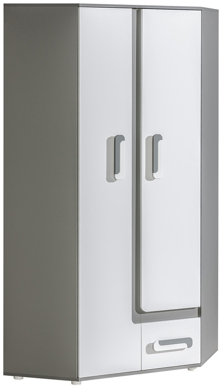 Nowoczesna szafa narożna do pokoju młodzieżowego MALE