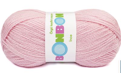 włóczka Bonbon Ince 100gr kol. 98418/ jasny brudny róż #