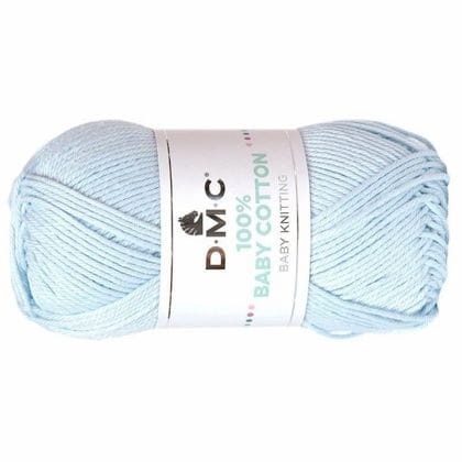 WŁÓCZKA DMC BABY COTTON 100% kol. 765 / błękitny