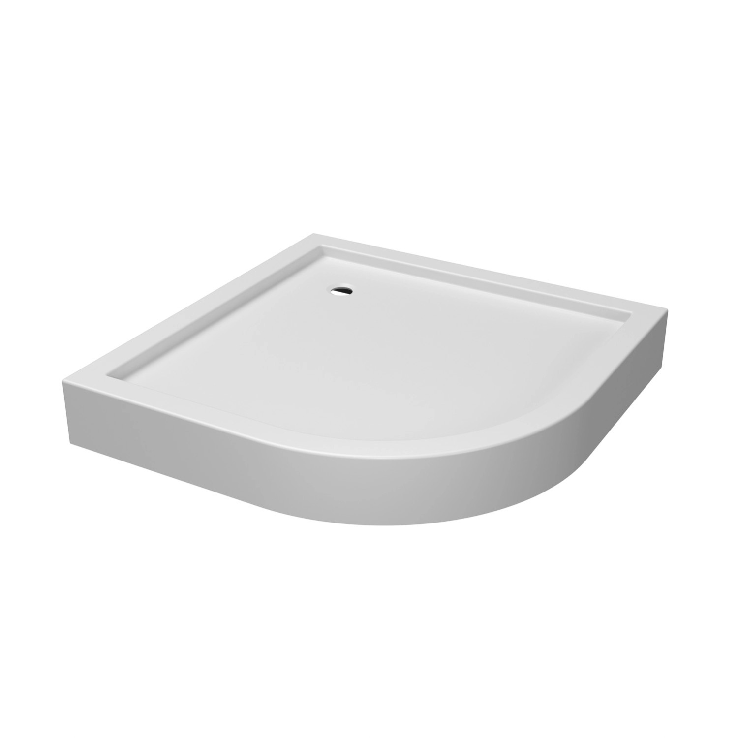 Durasan Brodzik półokrągły ROYO 90 biały 90x90x14