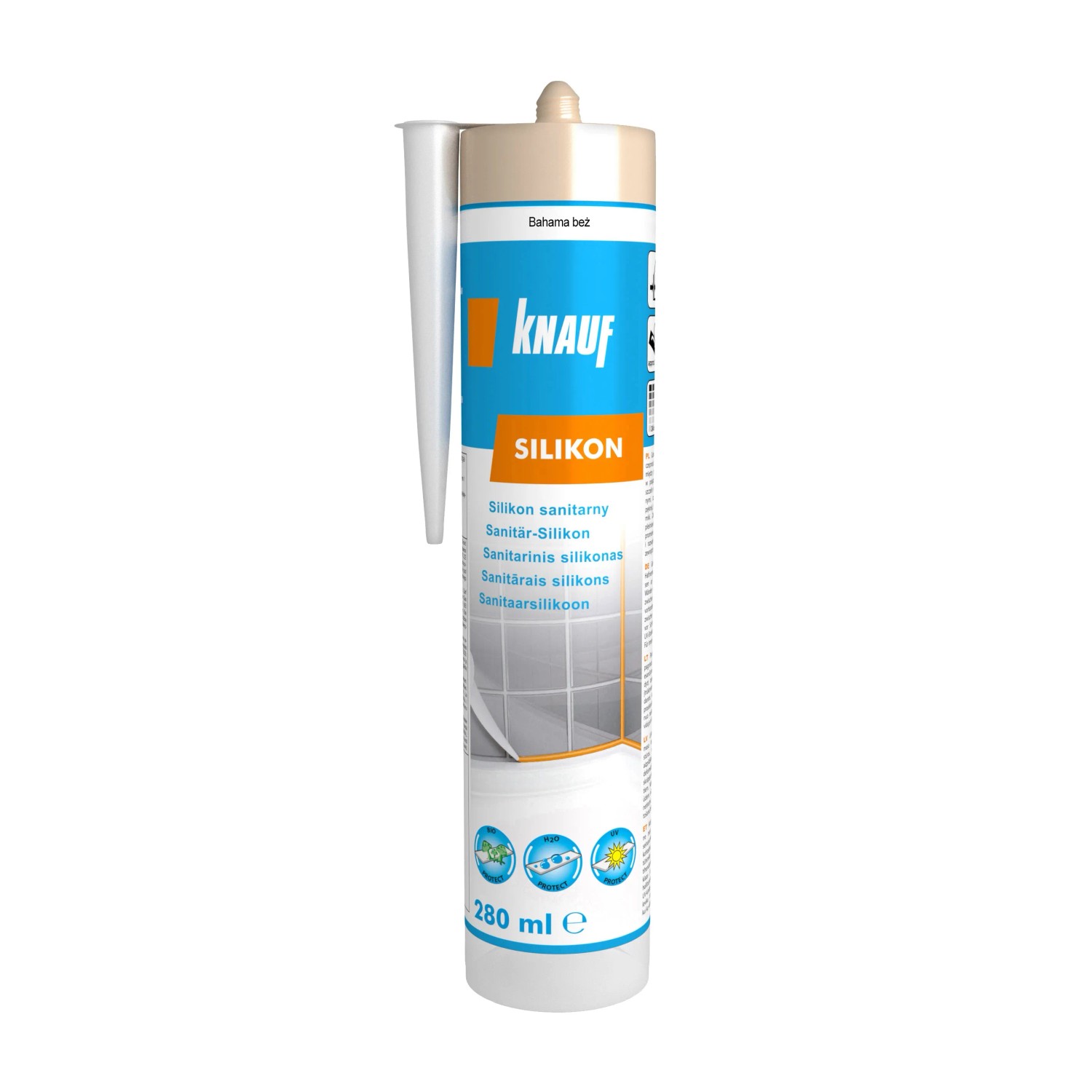 Knauf Silikon sanitarny bahama beż 280 ml
