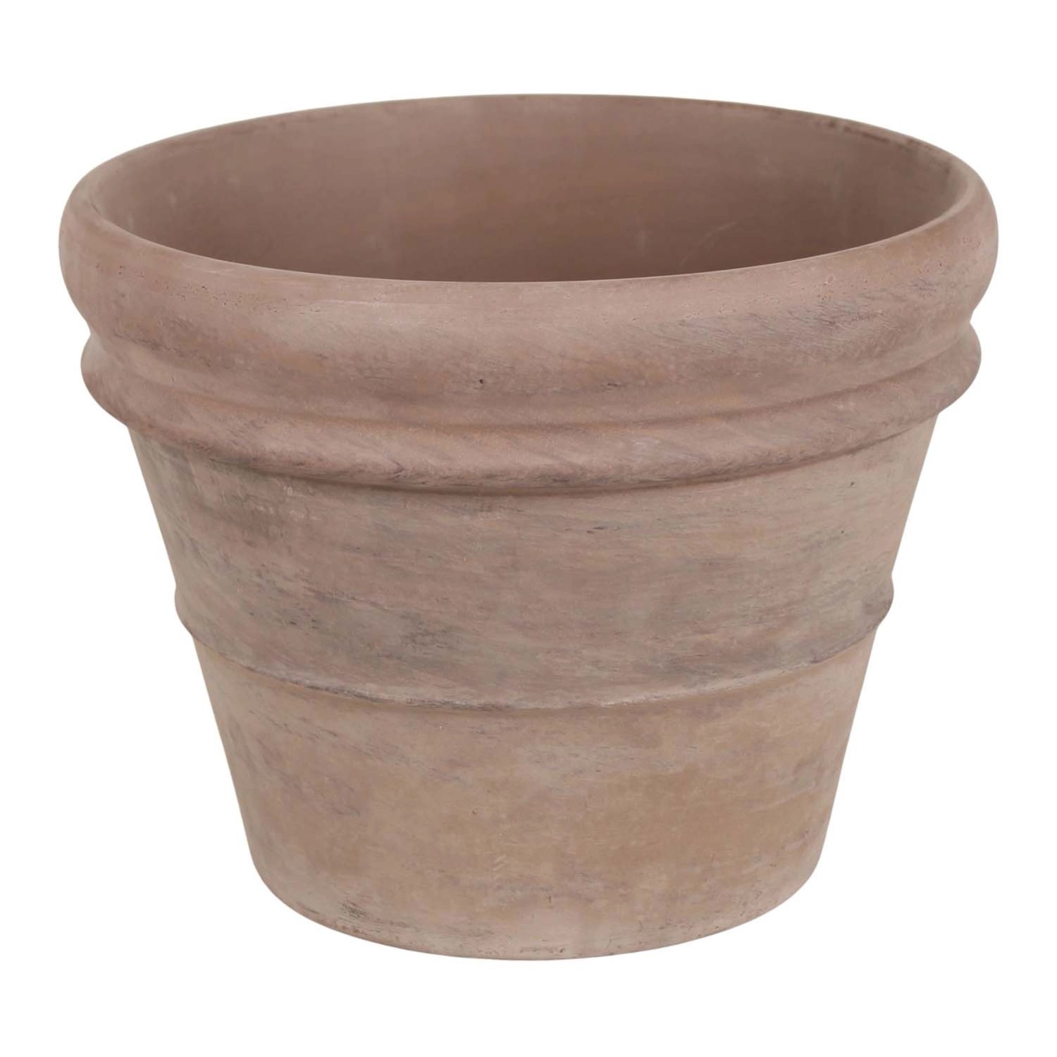 Donica terakotowa Rant brązowa - 25 x 20 cm