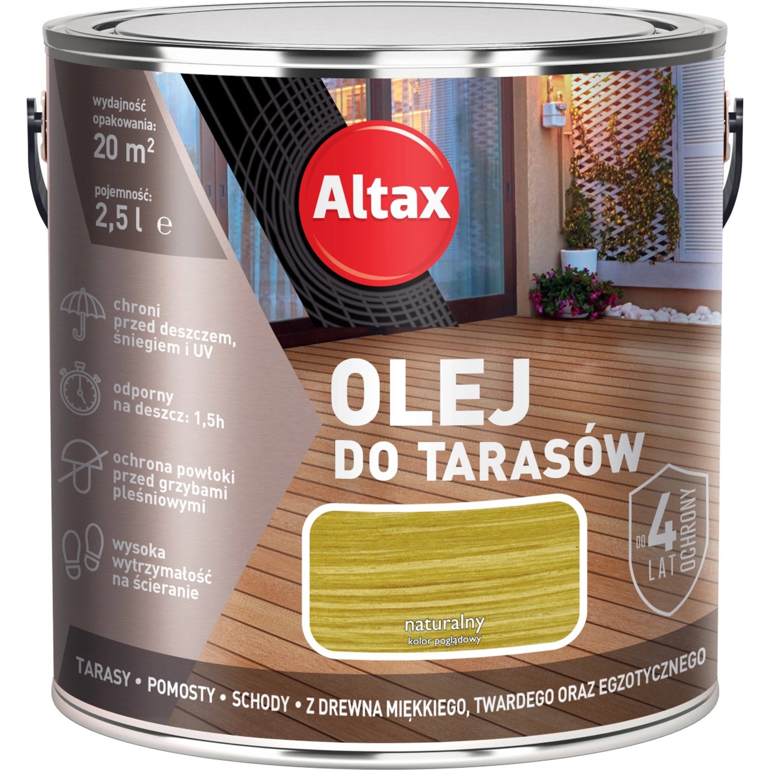 Altax Olej do tarasów naturalny 2,5L