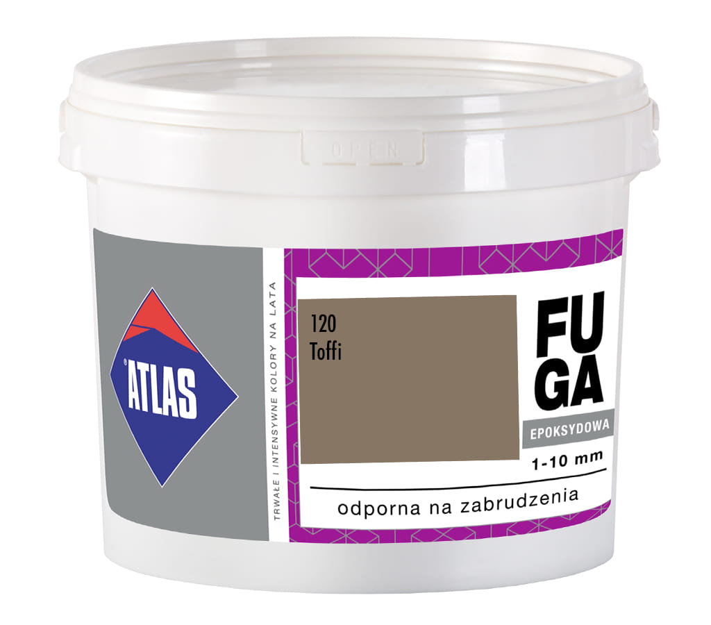 ATLAS FUGA EPOKSYDOWA 1-10MM TOFFI 120 5KG ZAPRAWA DO SPOINOWANIA