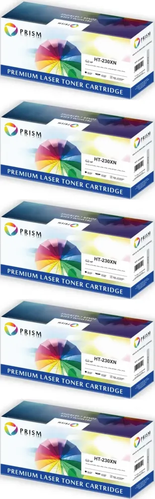 5x Toner Prism HT-230XN (30X, CF230X, CRG051), 3500 stron, black (czarny)