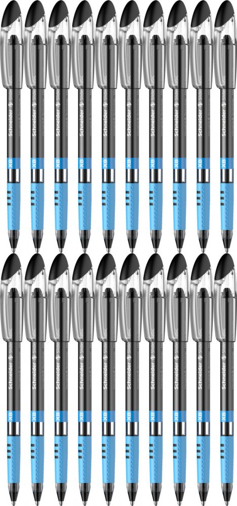 20x Długopis Schneider, Slider Basic, XB czarny