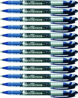 12x Cienkopis kulkowy Grand, GR-203, 0.5mm, niebieski