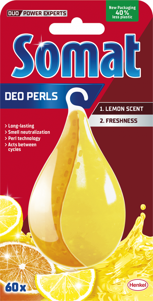 Odświeżacz do zmywarek Somat deo, Lemon & Orange, 17g
