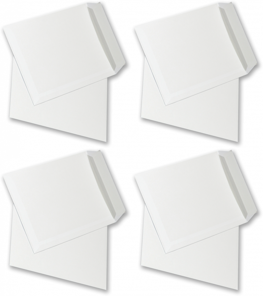 4x Koperta standardowa NC, C4, z paskiem HK, 250 sztuk, biały