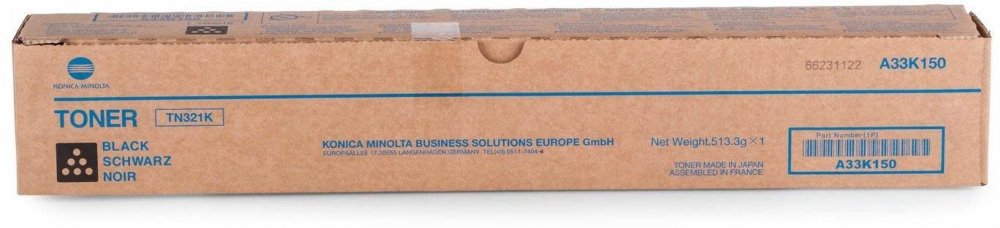Toner Konica Minolta A33K150 (TN-321K), 27000 stron, black (czarny)