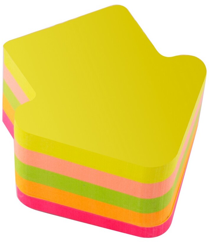 Karteczki samoprzylepne D.Rect, strzałka 70x70mm, 400 karteczek, mix kolorów