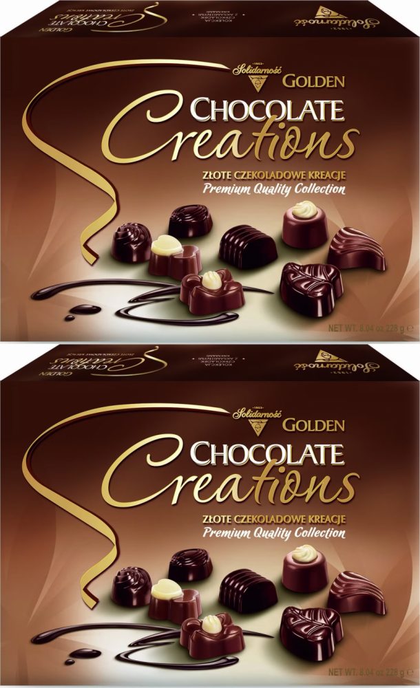 2x Bombonierka Solidarność Chocolate Creations, 228g