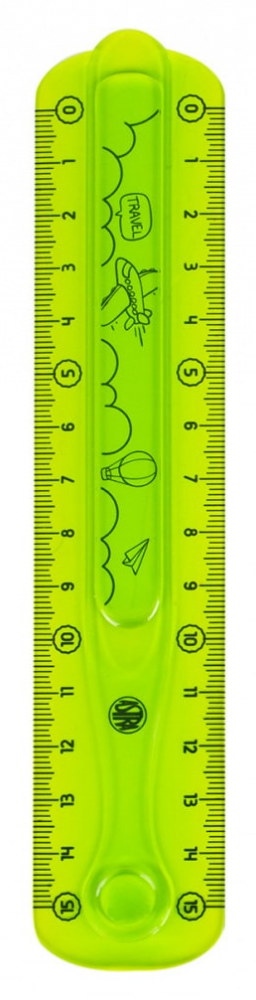 Linijka Astra Flexi, 15cm, mix kolorów