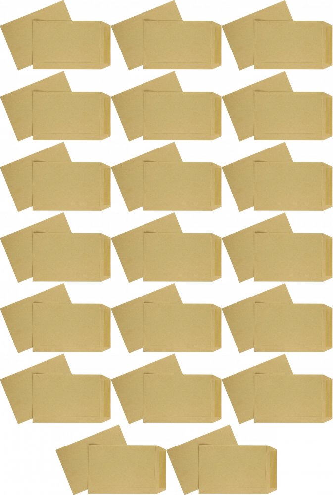 20x Koperta standardowa NC, C5, samoklejąca SK, 50 sztuk, brązowy