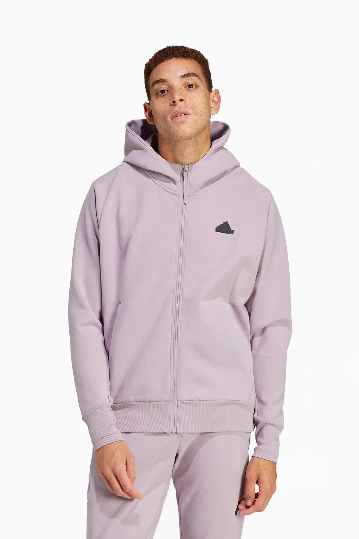 Bluza z kapturem adidas Z.N.E. Premium FZ - Fioletowy