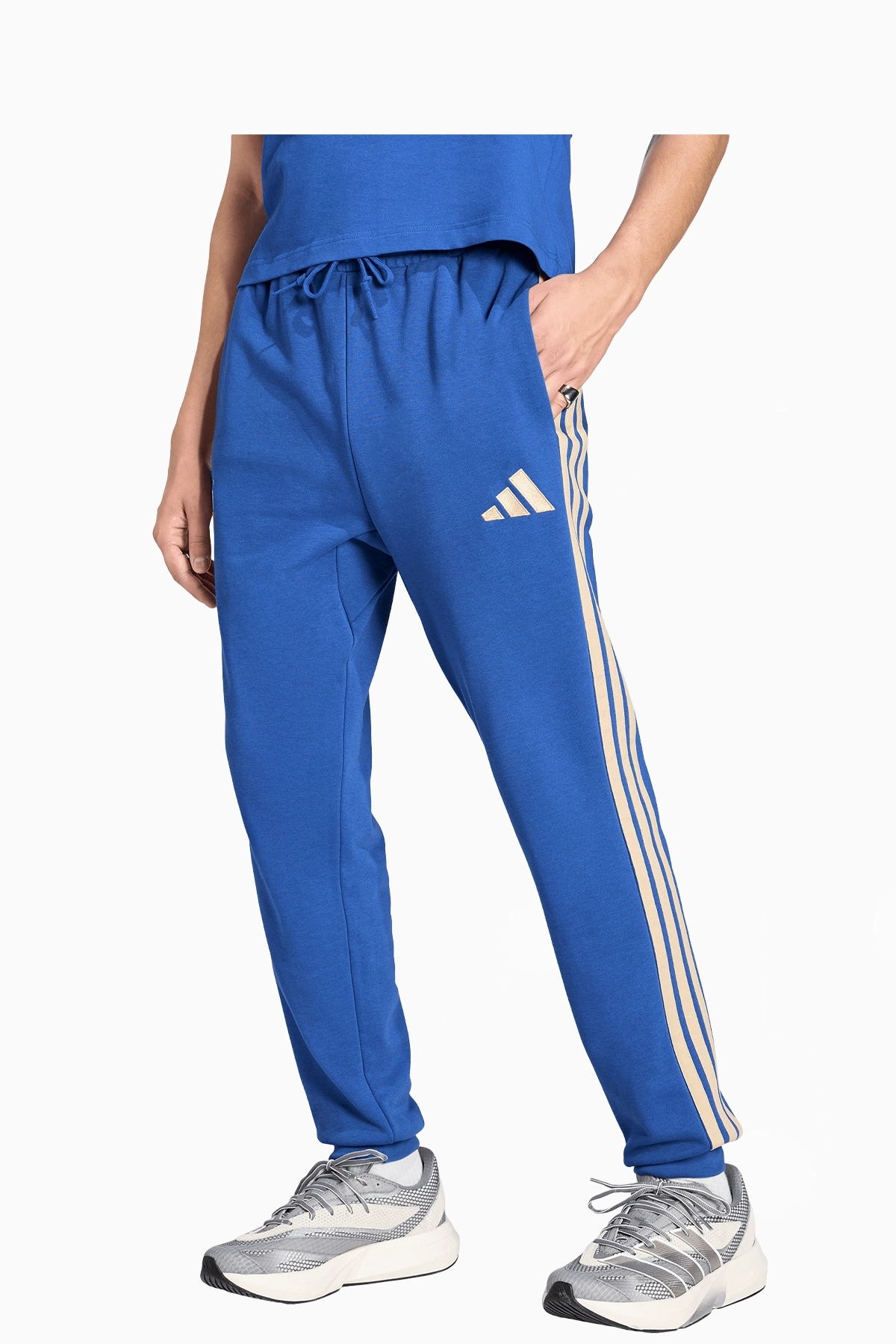 Spodnie Reprezentacji Włoch adidas 2026 DNA - Niebieski