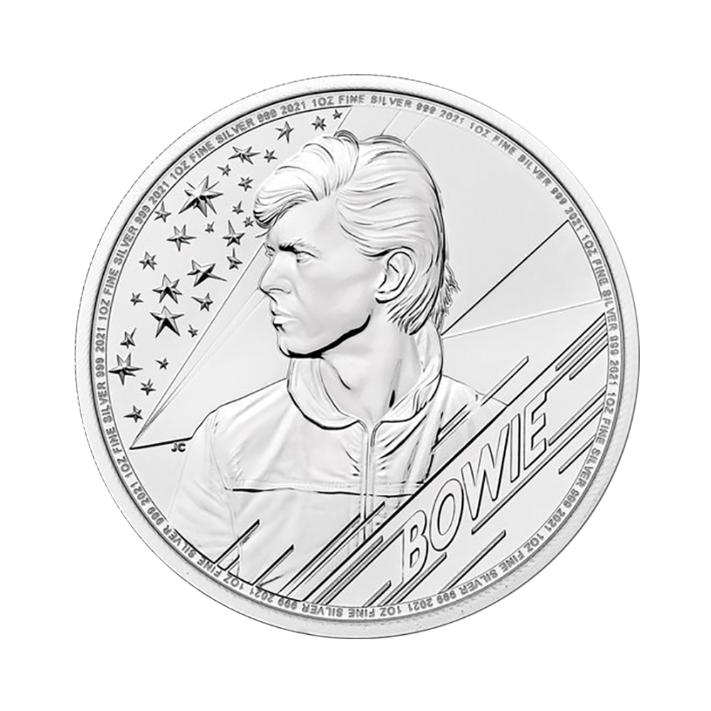 Srebrna moneta Legendy Muzyki: David Bowie 1 uncja srebra - wysyłka 24 h! - Mennica Skarbowa